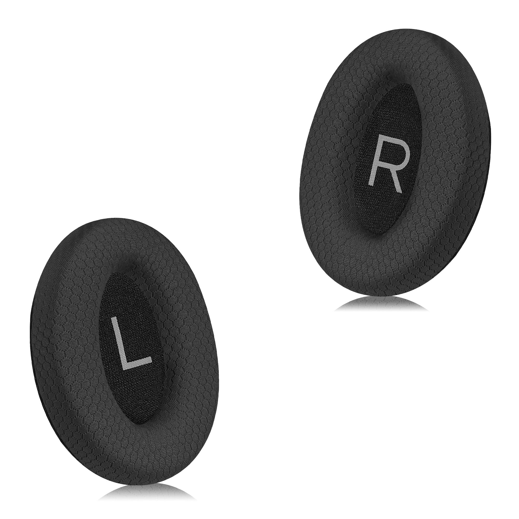 Joghaw Replacement Ear Pads for Bose QuietComfort 45（QC45）& Quiet Comfort 35 II (QC35 ii) Breathable mesh Fabric Luxurious Memory Foam, Unmatched