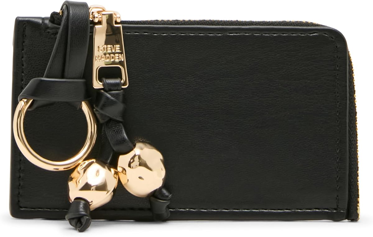 Steve Madden SOLEA Top Zip Card Case