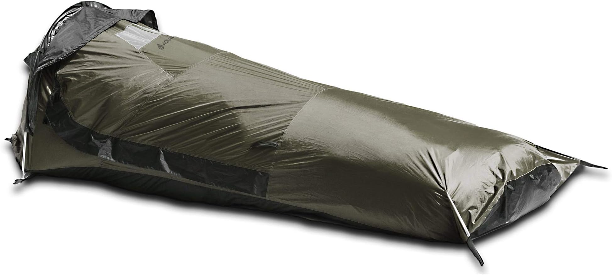 AquaQuest Aqua Quest Hideaway Bivy Stealth Compact Single-Pole Hooped Tent Waterproof Breathable with Mosquito Bug Net Mesh for Hunting, Hiking, Camping