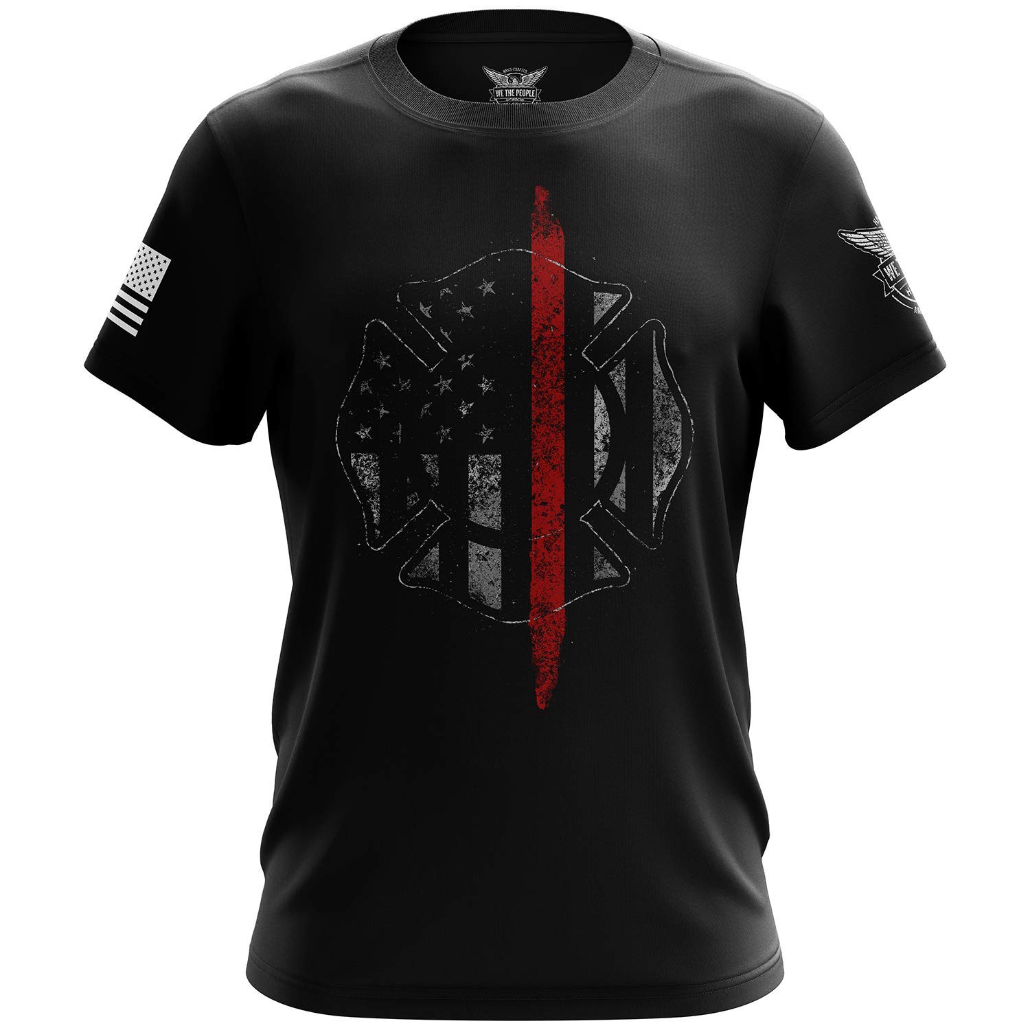 We The People HolstersWe The People Holsters - Thin Red Line Flag - Men's Short Sleeve T-Shirt