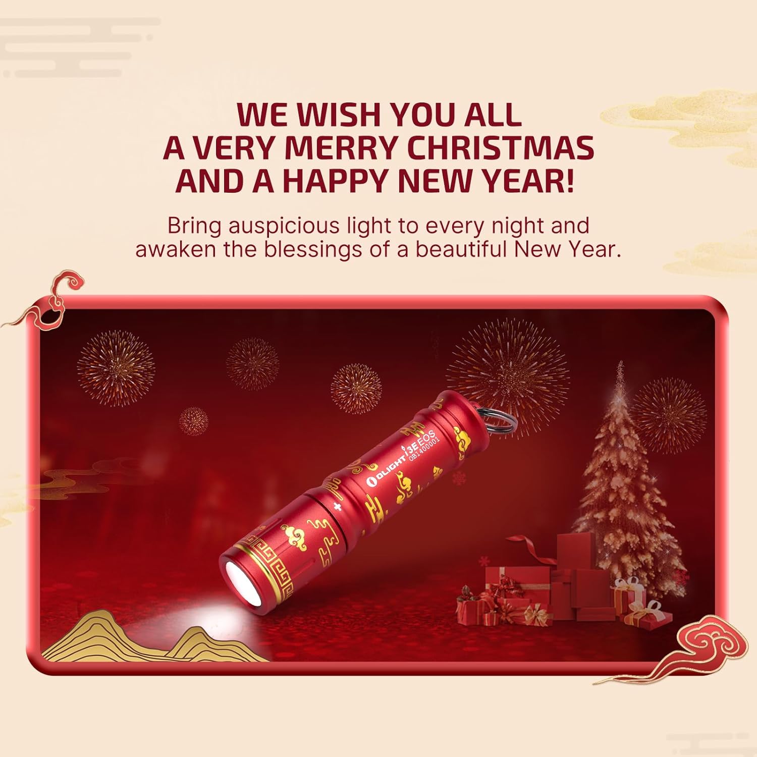 OLIGHT i3E EOS flashlight with its head unscrewed, showing the battery compartment and a AAA battery