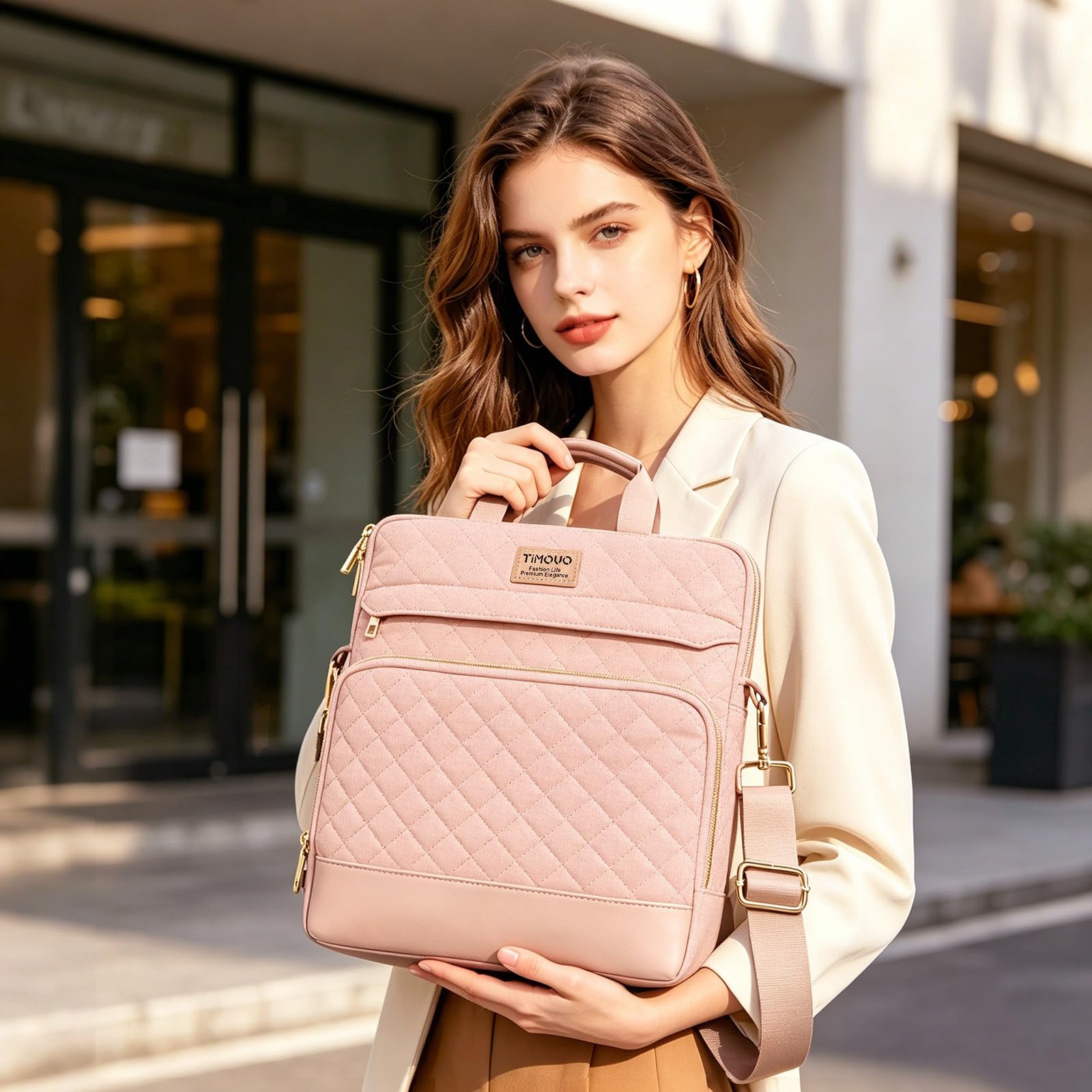 TiMOVO Custodia per MacBook Neo 13 Pollici 2026 Modello A3404 con Chip A18 Pro, Borsa Porta PC con Tracolla e Mini Pochette Rimovibile