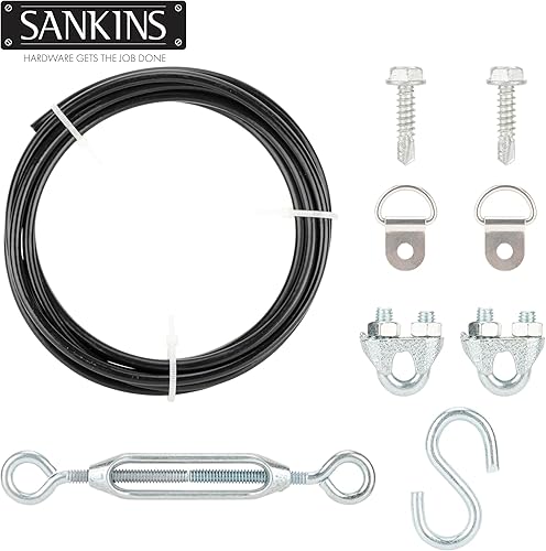 Miniatura 4 de SANKINS Kits de puerta anti-hundimiento, kit de herrajes de puerta de acero en zinc, kit de hundimiento de puerta interior y exterior