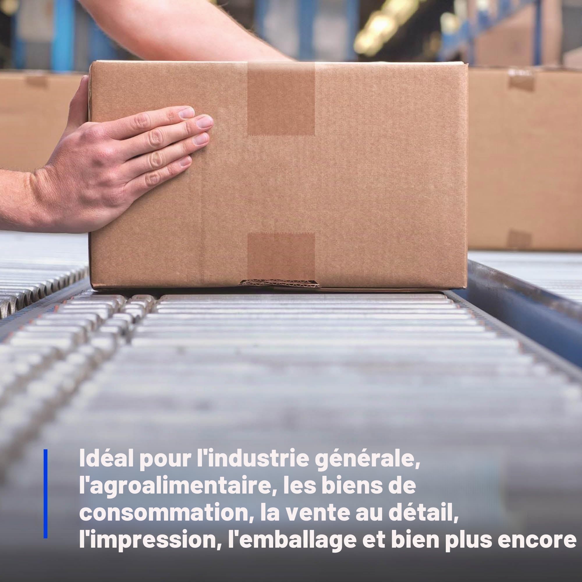 Scotch H183 Dévidoir de ruban adhésif industriel pour ruban adhésif 7,6 cm – Léger et portable pour l'emballage commercial, l'expédition, le déménagement, le carton et le scellage de boîte