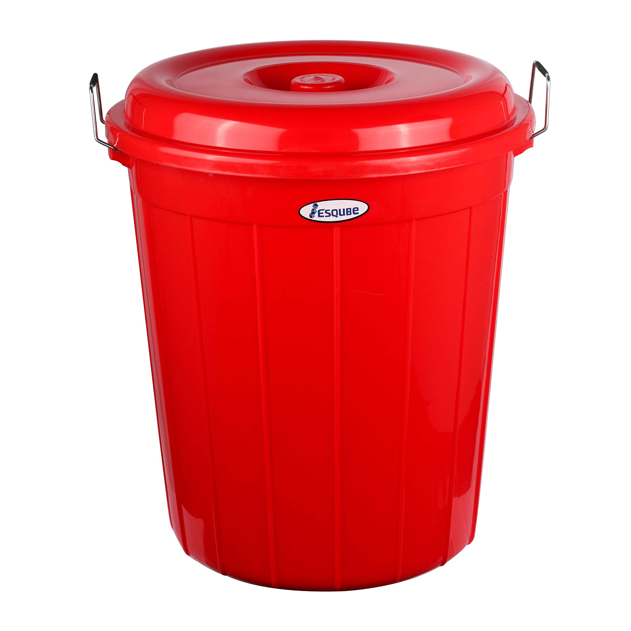 ESQUBE® Drum Bucket With Lid 50L Red