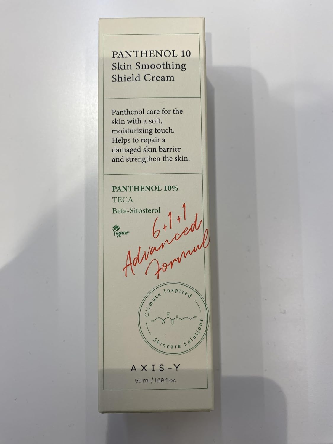 AXIS-Y Panthenol 10 Skin Smoothing Shield Cream - Daily Facial Moisturizer Barrier Cream for Long Lasting Hydration & Soothing - Vegan Korean Skin Care Face Lotion - 1.69 fl. oz. - Image 2