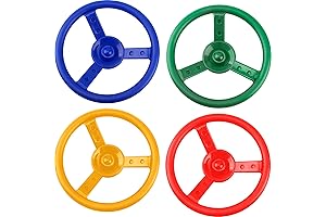 Kid Friendly Swing Set Steering Wheel Playset for Pirate Ship Tree House