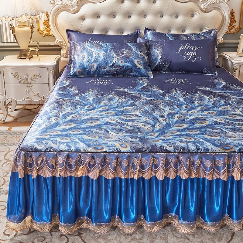 Drap-housse élastique contre la chaleur nocturne tapis de soie
