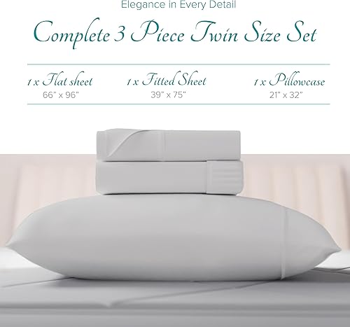 Vista 155 de Carressa Linen Juego de sábanas 100% de algodón egipcio, tamaño Queen, 6 piezas de 800 hilos de algodón egipcio, tamaño Queen, color blanco, suave