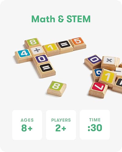 Miniatura 3 de SimplyFun Sumology Math Game – Uno de los juegos de matemáticas más divertidos para niños de 8 a 12 años – Practica la suma, resta, multiplicación y
