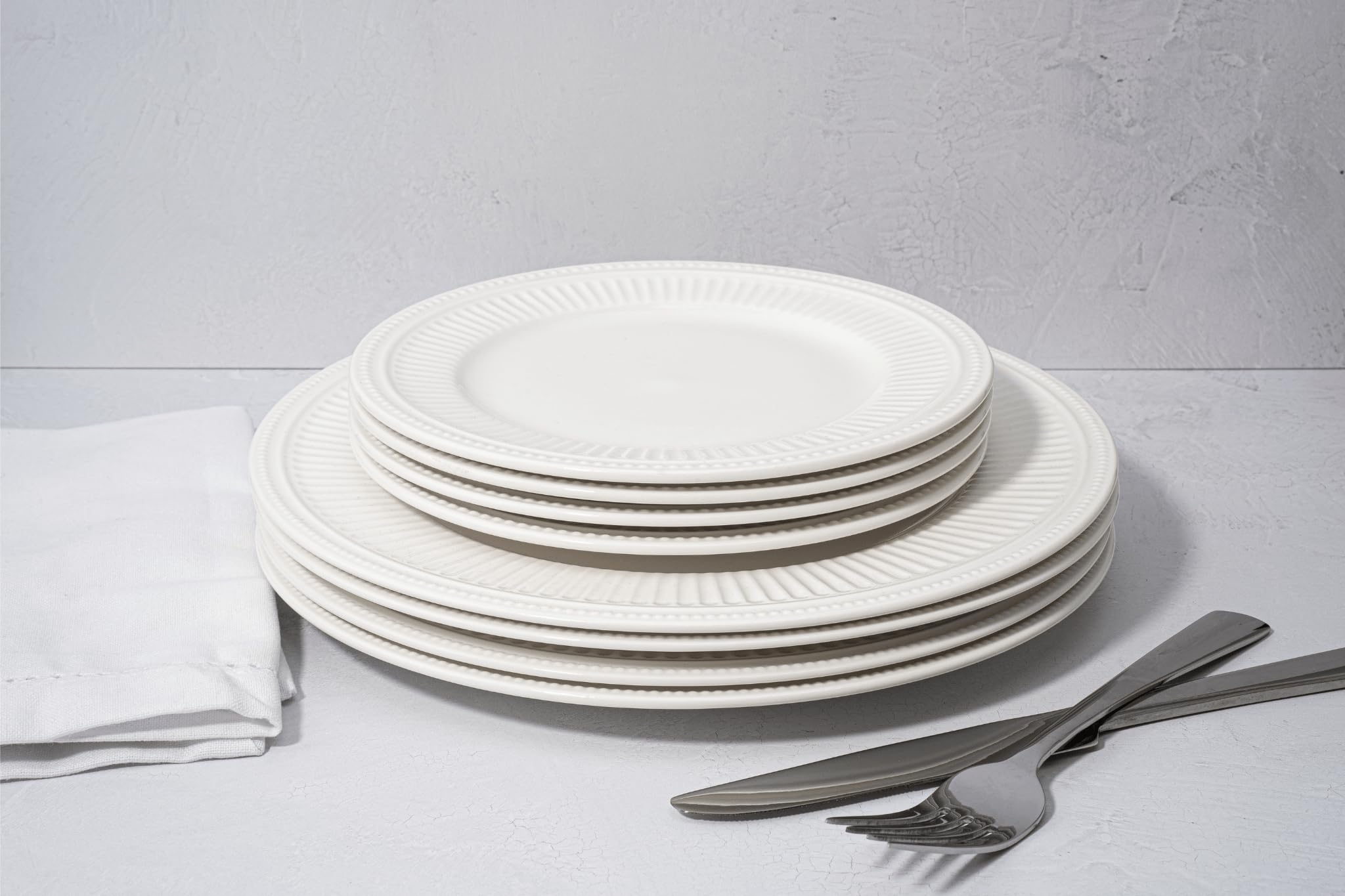 Santorini Bone China Dinnerware Set - 12 Piece -6 Santorini Bone China Dinnerware Set - 12 Piece -6