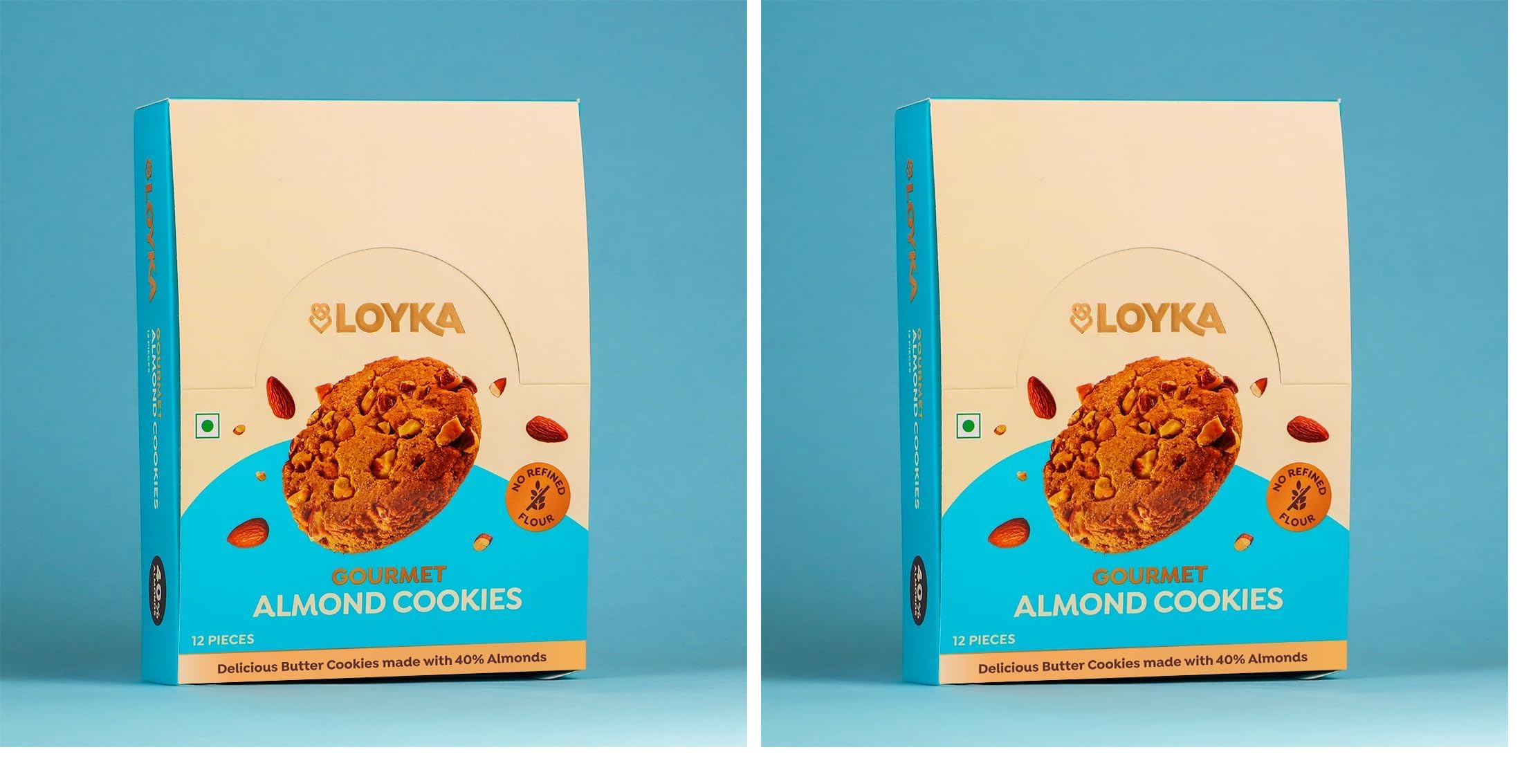 Loyka Almond Cookies - 12 pcs |No Maida, Eggless |Tea/Coffee Nutty Gourmet Biscuits |Almond Flour & California Almonds |Healthy guilt-free morning/evening snack |Guilt-free |Diet food |Better-for-you-image-19