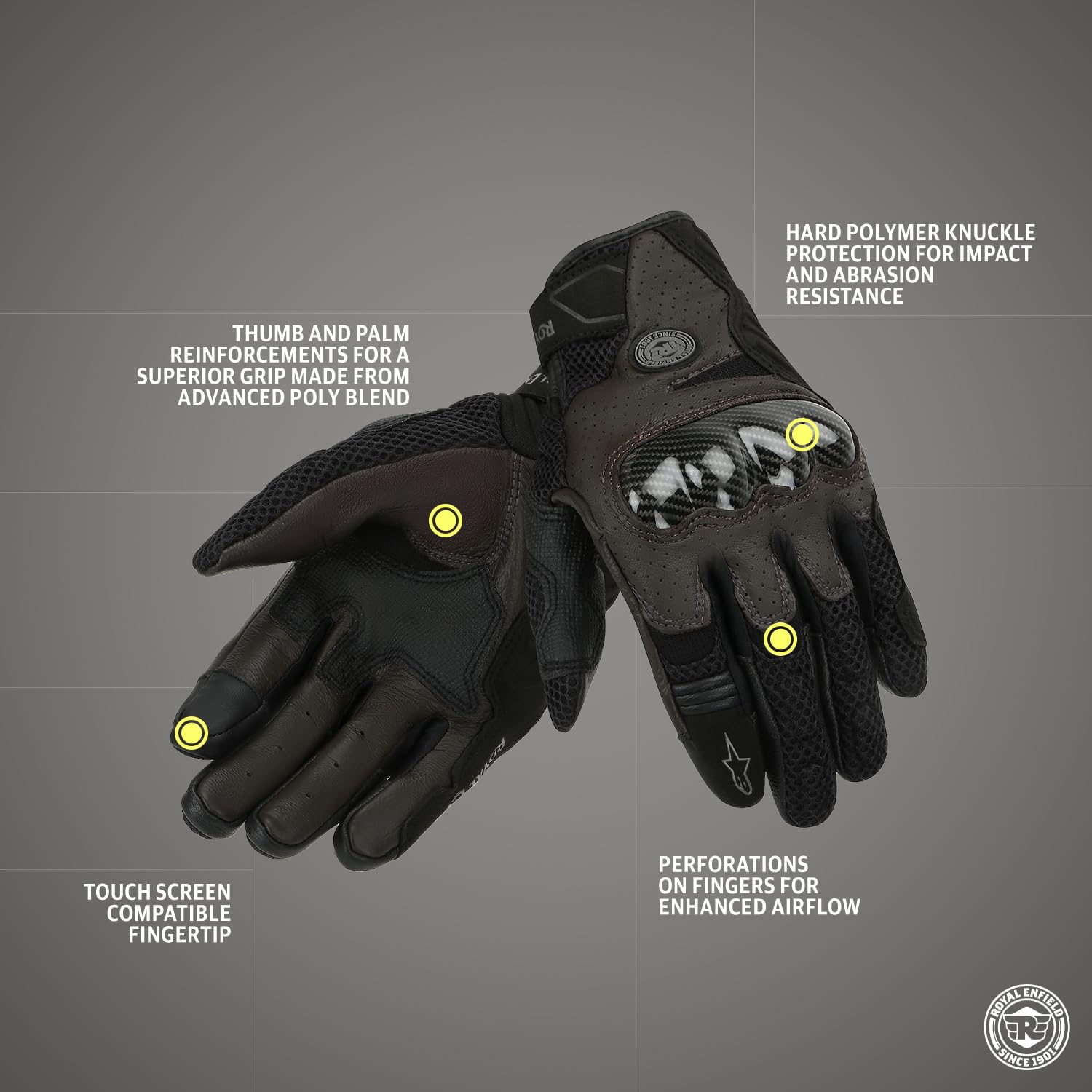Amazon.in: Royal Enfield: Riding Gloves