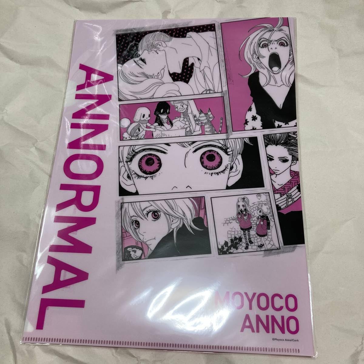 Anno Moyoko Clear File ANNORMAL Key Visual Anno Moyoko Exhibition A4