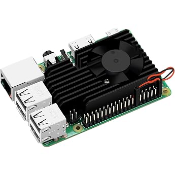 GeeekPi Raspberry Pi Extreme Cooling Fan Kit Aluminum Heatsink with Cooling Fan for Raspberry Pi 3 B& Raspberry Pi 3/2 Model B