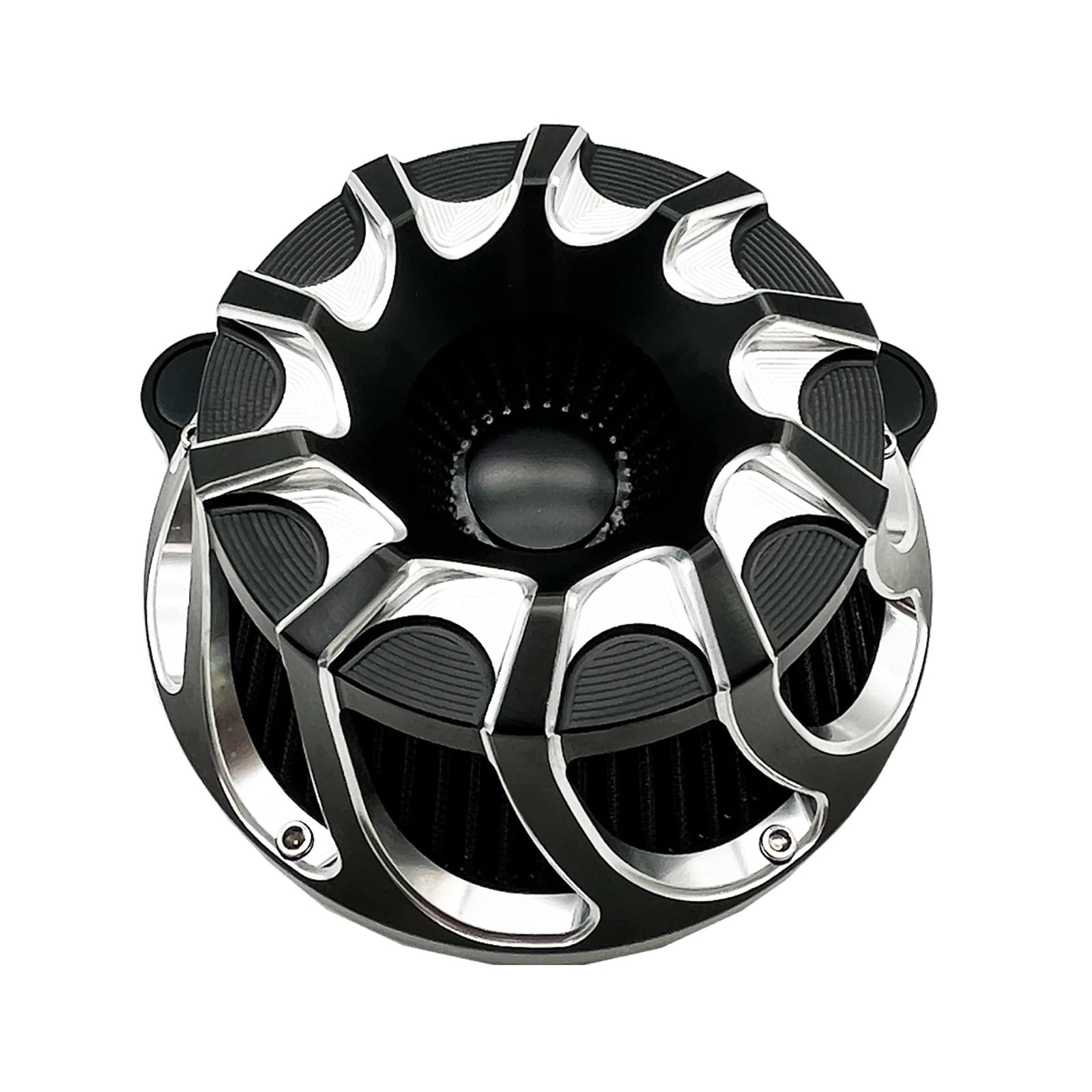 Filtr Powietrza Pasuje do motocykla Harley Touring Electra Road Glide Softail Fatboy Dyna Sportster. Wycinany CNC środek czyszczenia filtra wlotowego powietrza(B)
