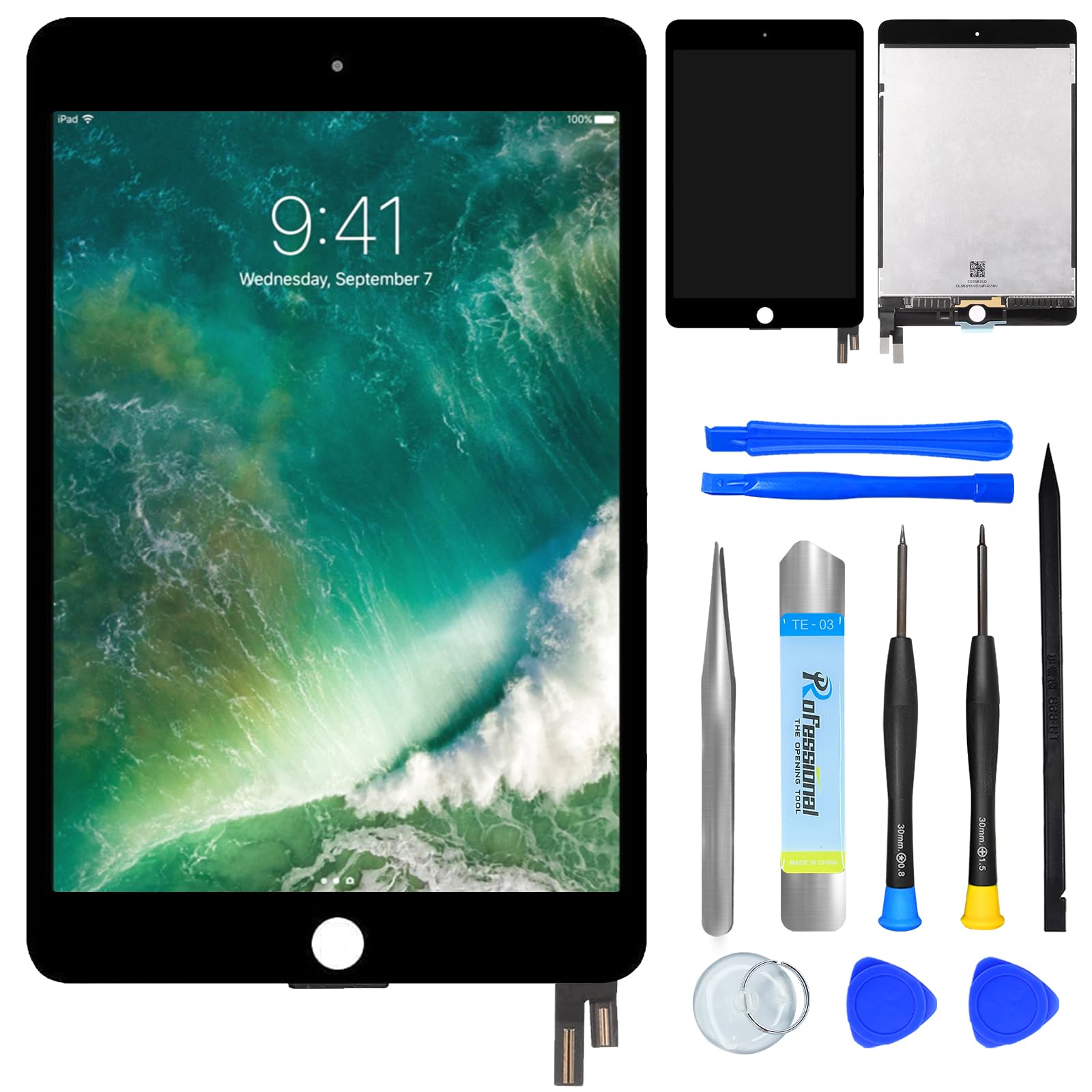 NB+ Screen Replacement For iPad 9th 10.2" (A2602 A2603 A2604 A2605) Generation Touch Screen Digitizer 2021 Pre-Installed Adhesive (Not LCD display) — view 35