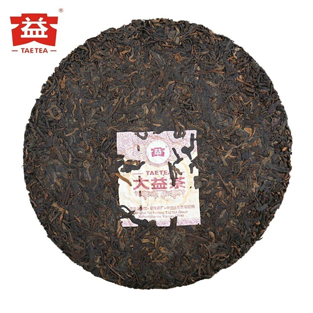 Té chino 7452 Chi Tse Beeng 1901 Shu Puer Tea 2019 TAETEA Puerh maduro 357g