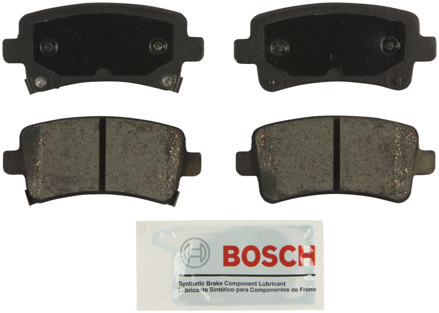 Bosch BE1324H Blue Disc Brake Pad Set with Hardware - FRONT — view 72