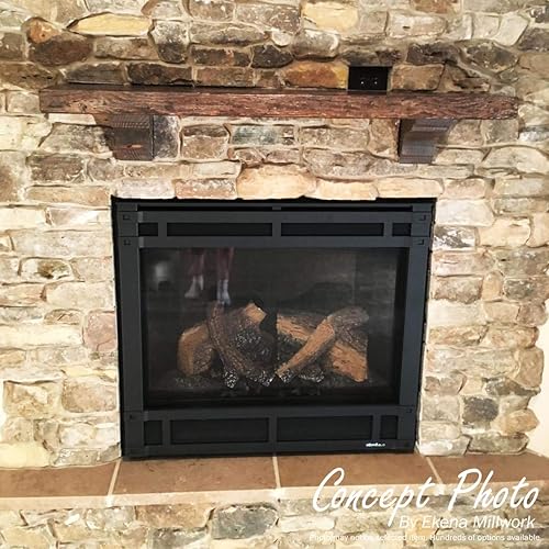 Miniatura 6 de Ekena Millwork COR04X12X12HUN00RWR 4 pulgadas de ancho x 12 pulgadas de profundidad x 12 pulgadas de alto Huntington Ménsula aserrada áspera, cedro