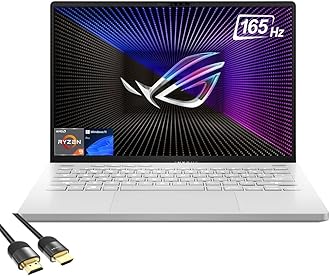 ASUSROG Zephyrus G14 Gaming Laptop, 14" QHD 165Hz Display, AMD 8-Core Ryzen 9 7940HS, GeForce RTX 4060, 16GB DDR5, 2TB NVMe 4.0, Single-Zone RGB Keyboard, VR Ready, WiFi 6, PDG HDMI, Win 11 Pro