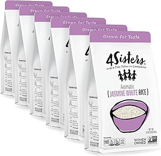 4Sisters - Premium Long Grain Aromatic Jasmine White Rice - Sustainably ...