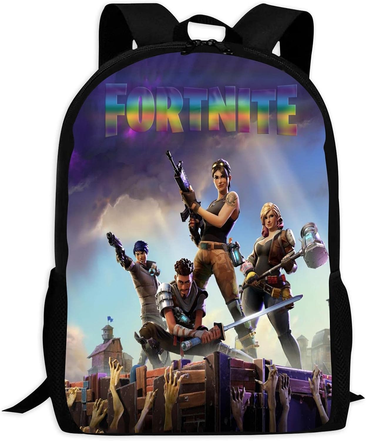 Epic Games Fortnite Backpack Large Capacity School Bag Double Strap