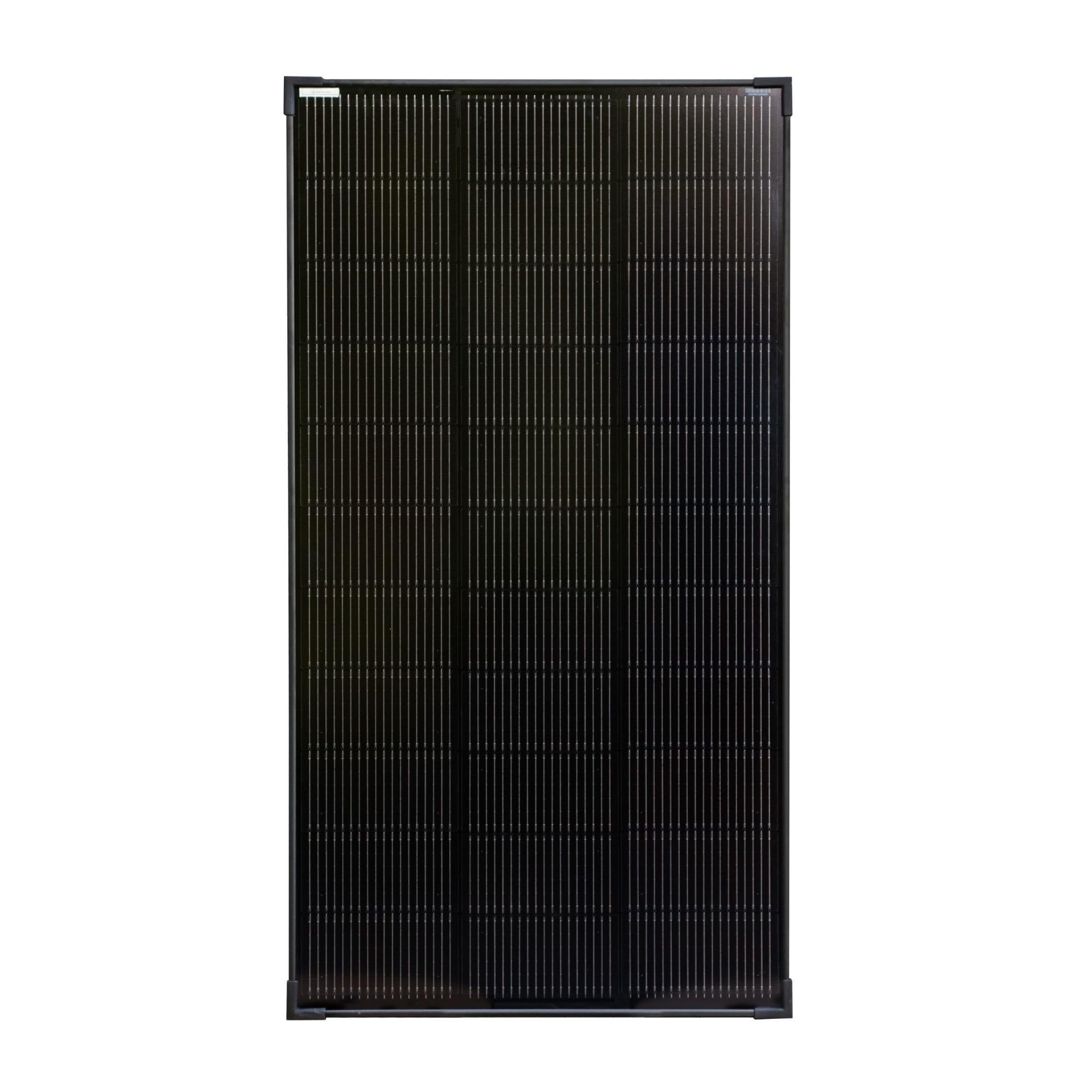 SOLARTRONICS mono schwarz Solarmodul 120W 18V – Ideal für Wohnmobil, Boot, Camping, Garten & Off-Grid Systeme - 1070 x 580 x 35