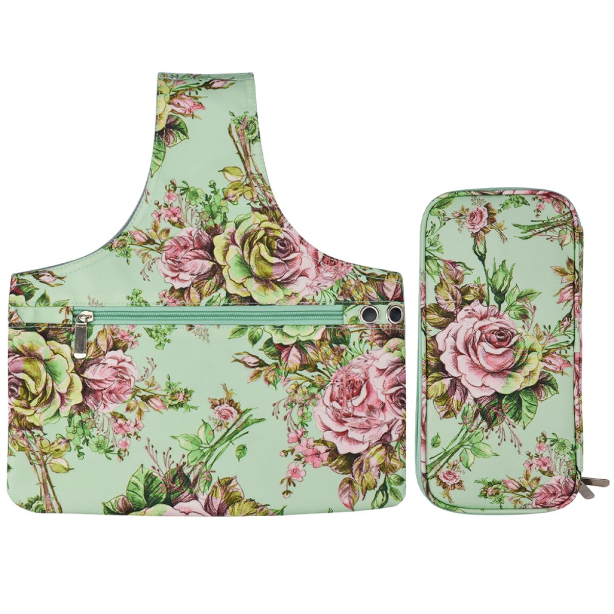 jojofuny Praktische Stricktaschen aus Oxford Stoff Wiederverwendbar und Verschleißfest als Geschenk zu Weihnachten oder Geburtstagen für Erfahrene Häkelfans