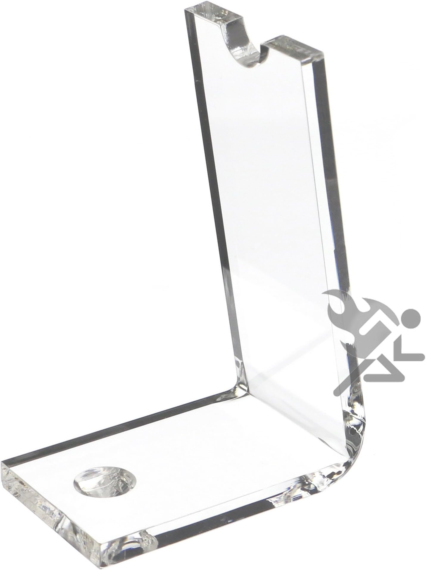 OnFireGuy 2pcs Acrylic Pen & Spoon Display Stand Easels | Holder for Fountain Pen, Ballpoint Pen & Spoon | 3-3/4" H x 1-9/16" W x 2-9/16" D