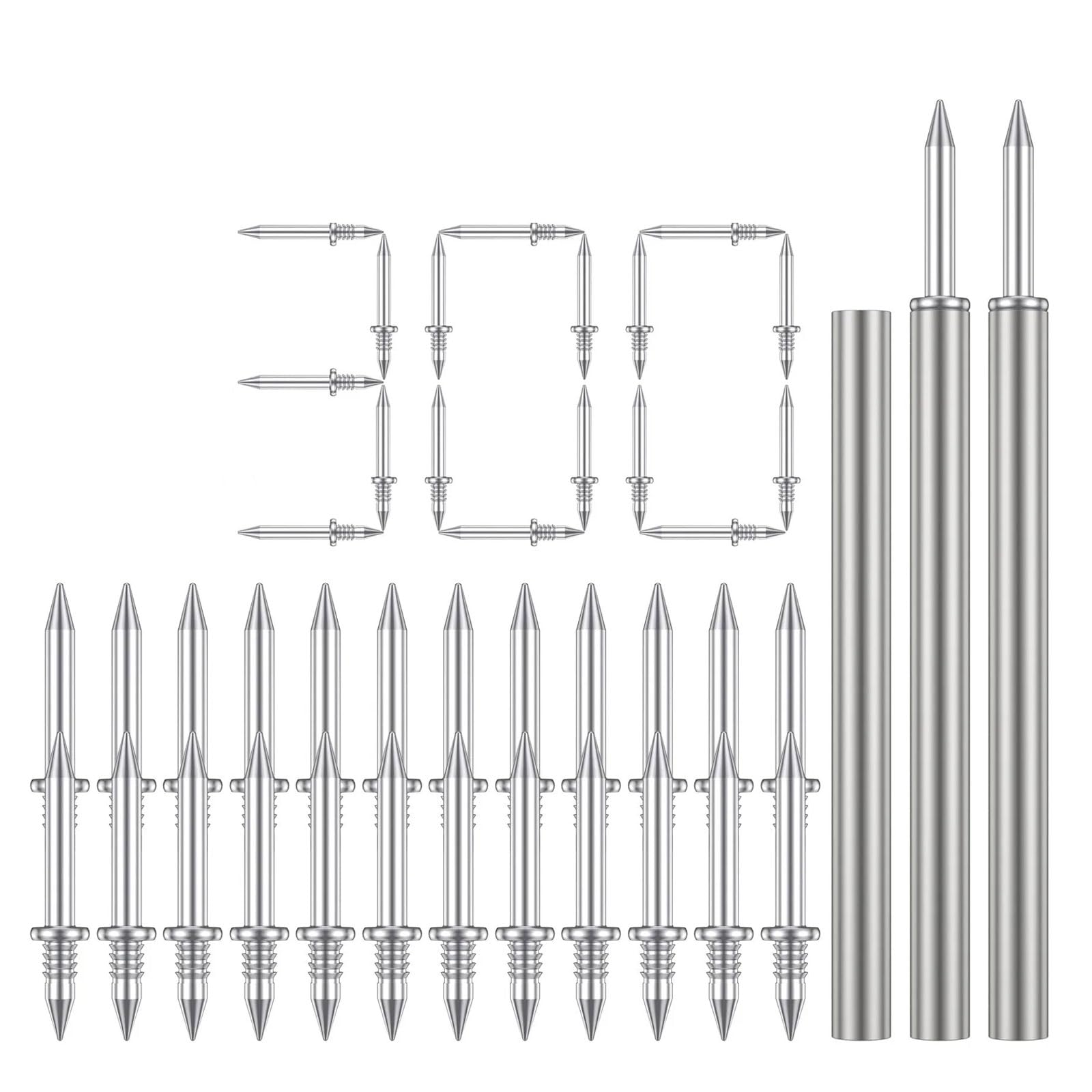 Zbiianxer 300 Only Comes With Rusts Resistant Metal Nails For Skirting Board Concealed Fixing Goat Horn And Strong Hold For Wet Areas Stable Fixing Nails