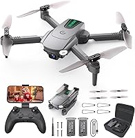 Vista 10 de Dron plegable con cámara para niños principiantes – Juguetes de helicóptero de control remoto, regalos para niños y niñas, 1080P HD FPV RC Drones