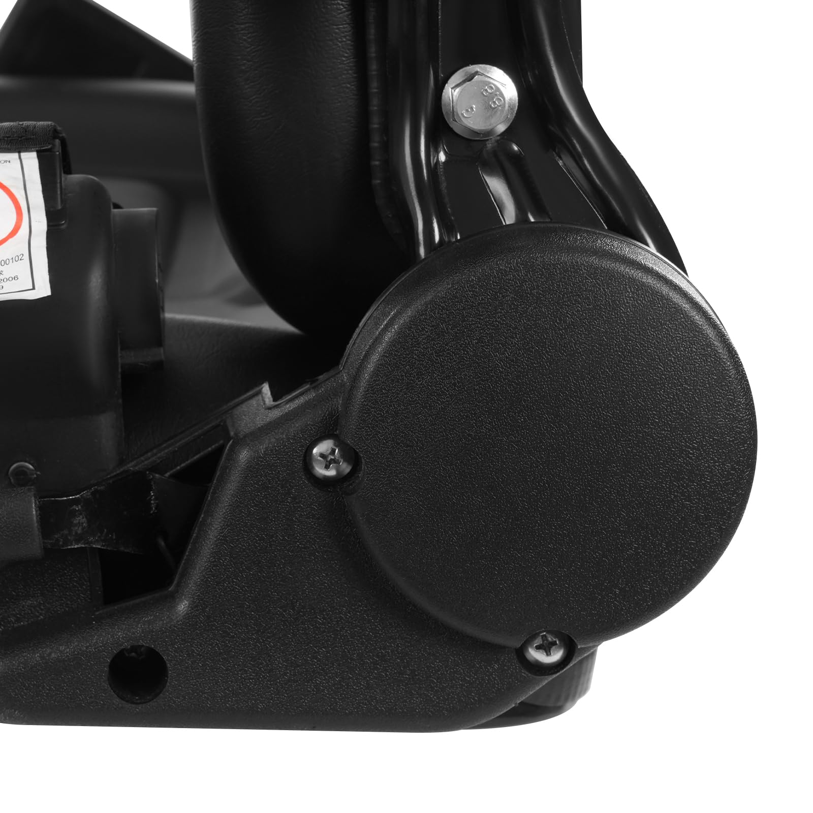 Universal Gabelstaplersitz Verstellbarer Traktorsitz Schleppersitz mit Armlehnen, Sicherheitsgurt und wasserdichtem PVC-Kunstleder, für Gabelstapler, Traktor und Baumaschinen