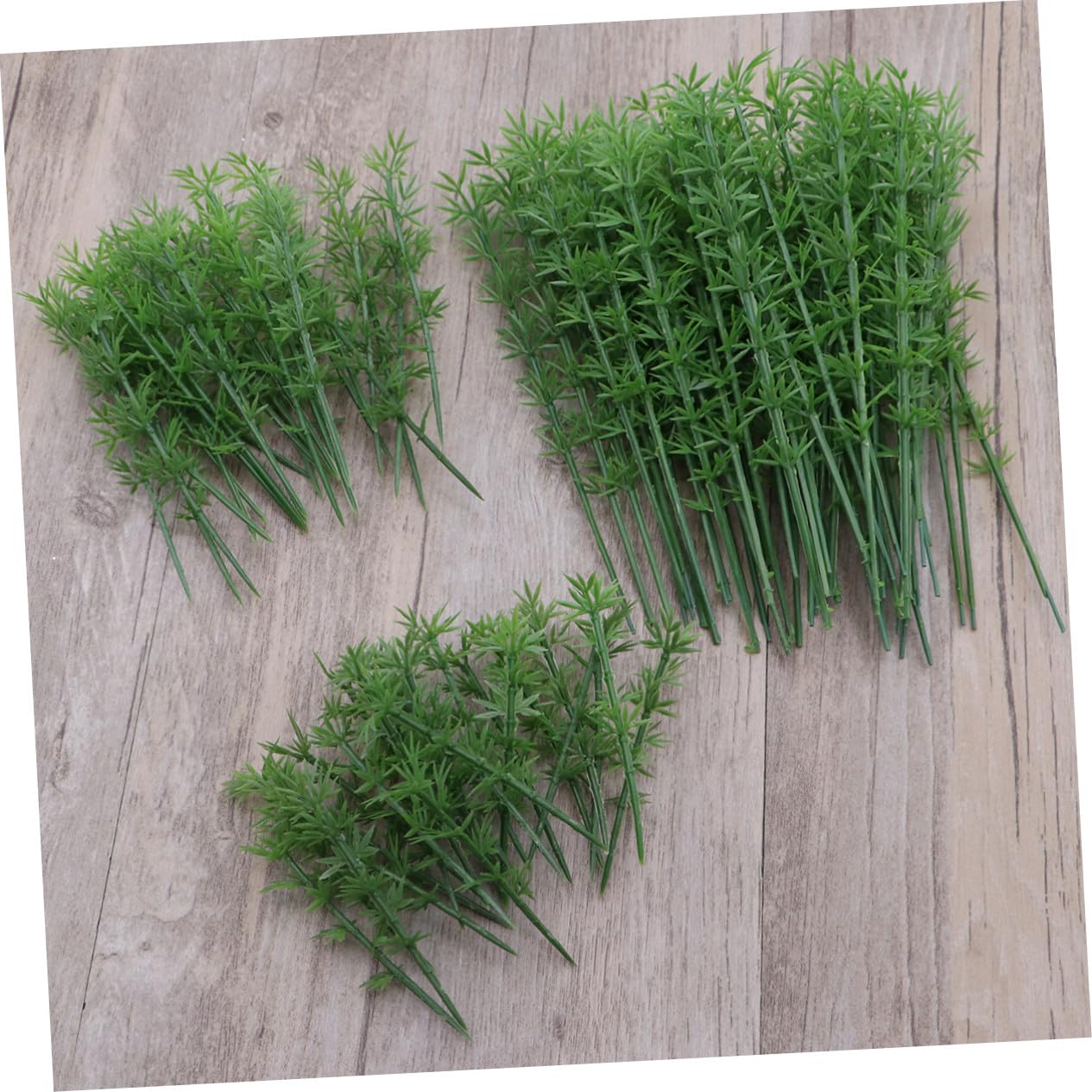 100 Pezzi Modelli Scena Architettonica Altezza Mista Verde per Diorama e Layout Treno