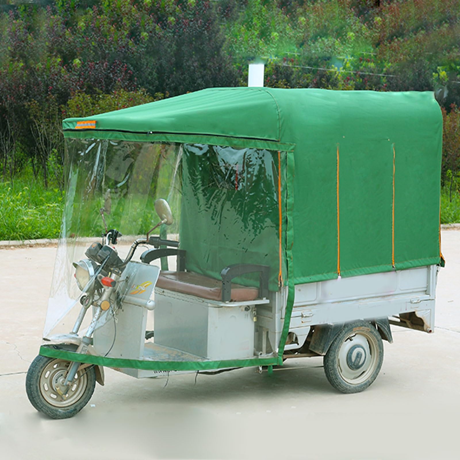 Cubierta de bicicleta de 3 ruedas impermeable y protector antipolvo