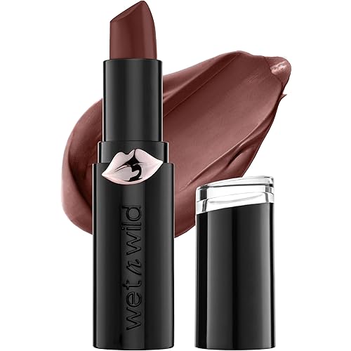 wet n wild Mega Last Matte Lip Color, Semi Matte Hyaluronic Acid Infused, Long Lasting Full Coverage for a Nourishing Pout, Cruelty-Free & Vegan - Cinnamon Spice