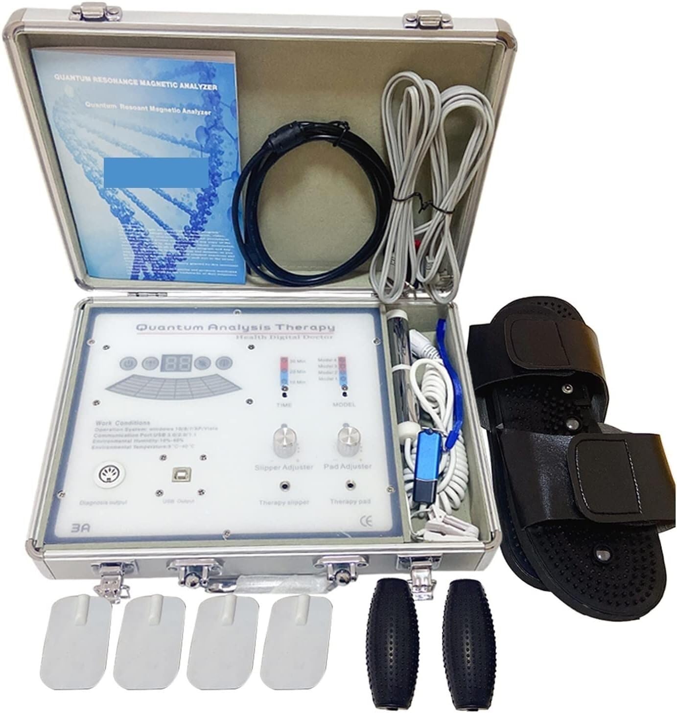 3 in 1 Risonanza Magnetica Salute Corpo Analisi Terapia Quantistica Analizzatore Sub-Salute 54 Rapporti Bio Risonanza Macchina Biorisonanza (Colore: Modello Normale, Dimensioni: 0)