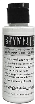 Badger Air-Brush SNR-201 Stynylrez Water Based Acrylic Polyurethane Surface Primer, 2-Ounce, White