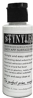 Badger Air-Brush SNR-201 Stynylrez Water Based Acrylic Polyurethane Surface Primer, 2-Ounce, White