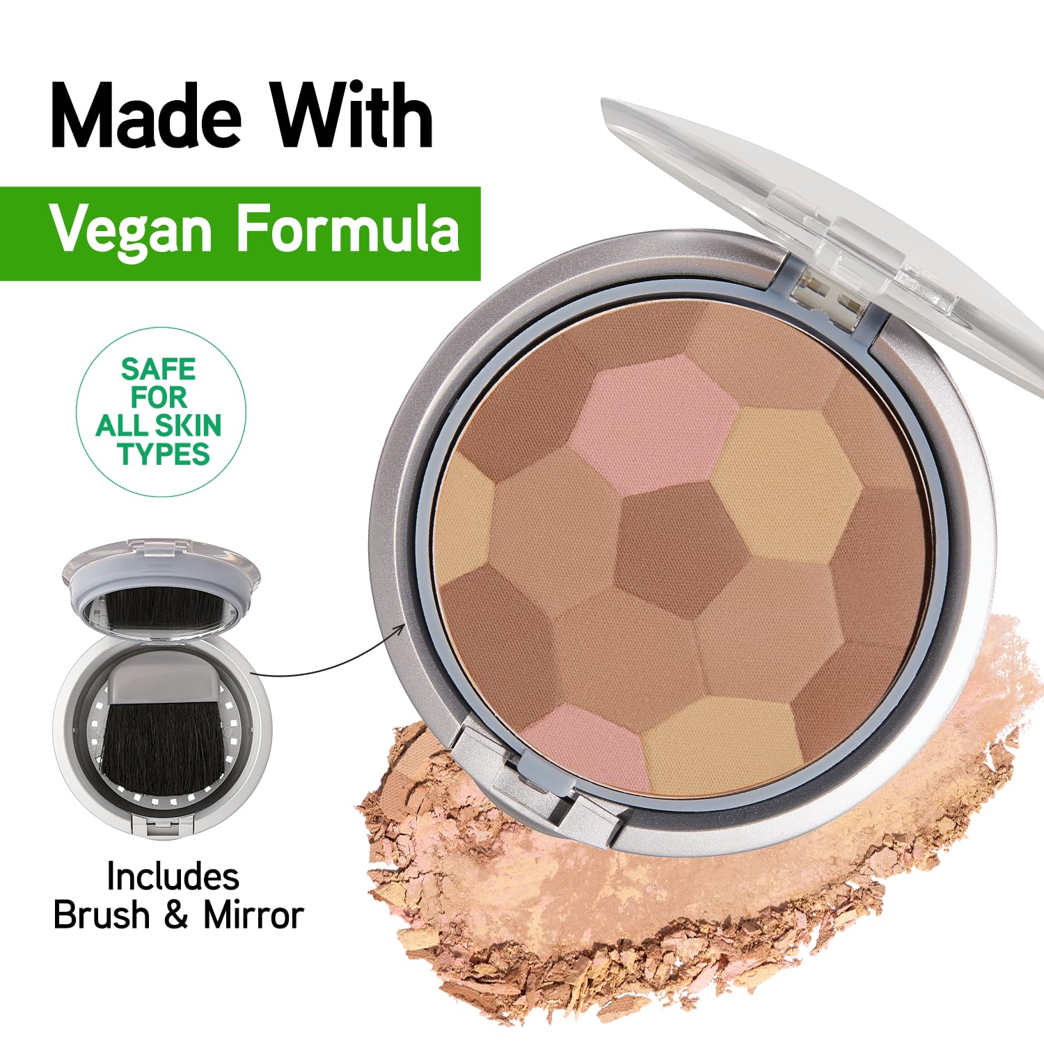 Physicians Formula Powder Palette Multi-Colored Bronzer Light Bronzer, Dermatologist Tested, Clinicially Tested - Image 3