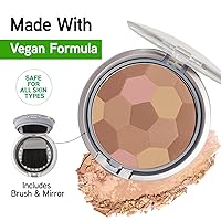 Vista 3 de Physicians Formula Paleta de Polvos Bronceador Multicolor Bronceador Claro, Dermatológicamente Probado, Clínicamente Probado