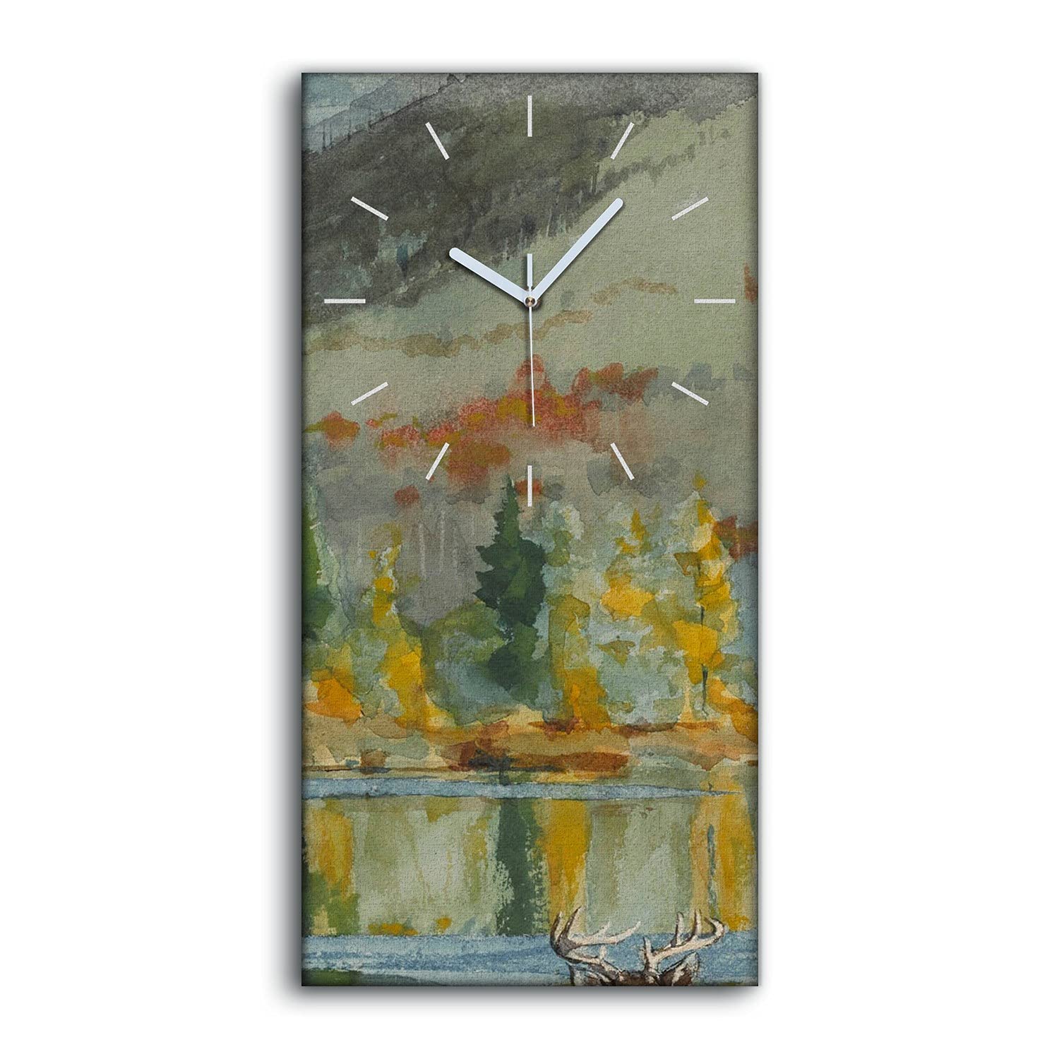 Horloge sur Toile Winslow Homer Art Mural de Salon Impression Millésime
