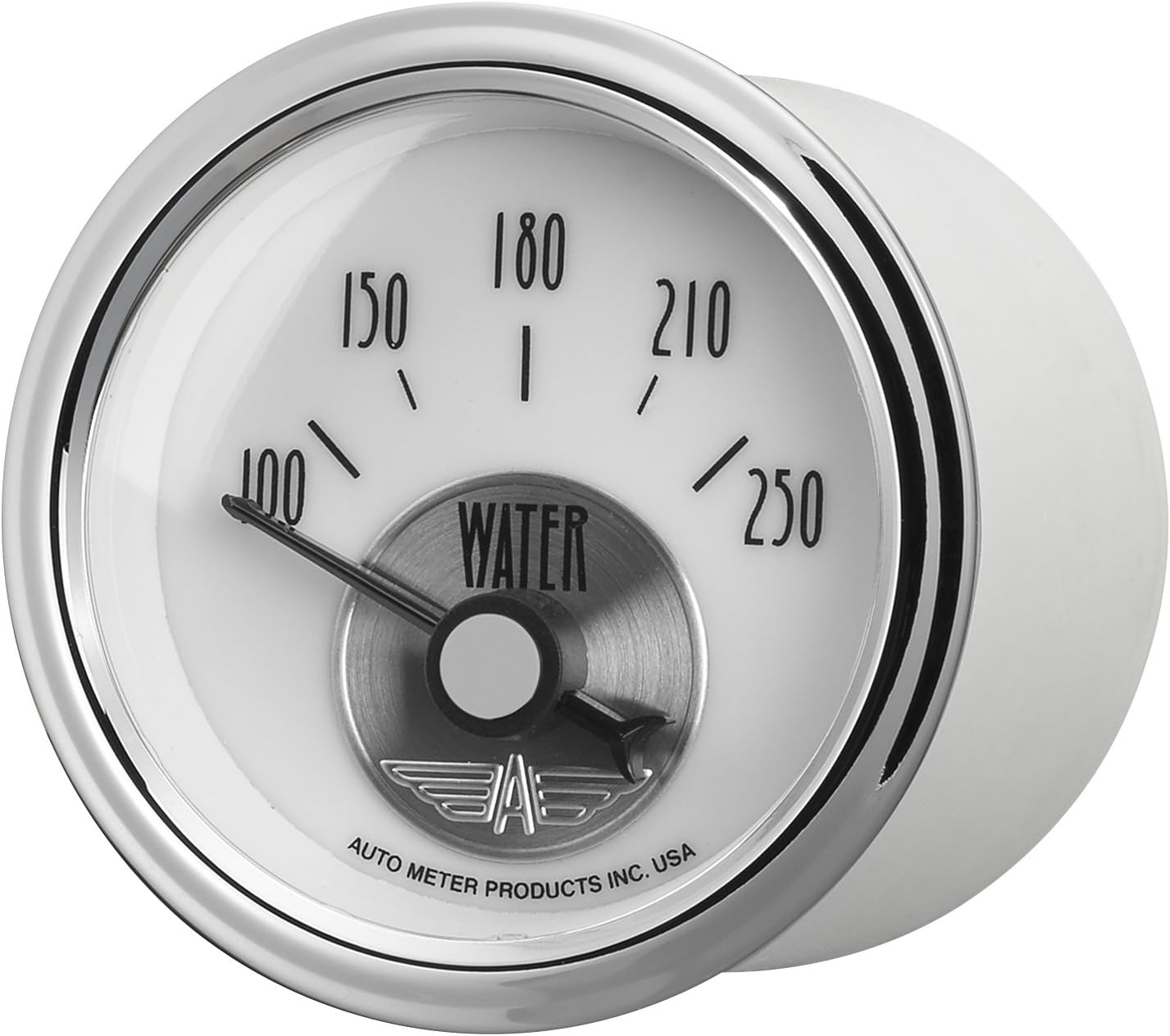 Auto Meter 2039 Prestige Pearl 2-1/16" Electric Water Temperature Gauge (100-250 Degree F, 52.4mm)