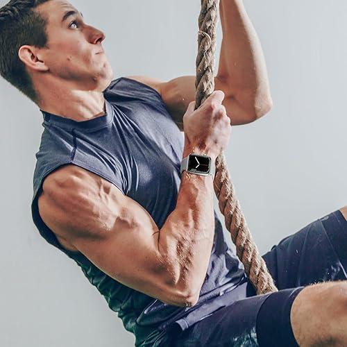 Miniatura 5 de Correa de reloj deportiva compatible con Apple Watch Band de 1.496 in 1.575 in 1.614 in 1.654 in 1.732 in 1.772 in 1.929 in, correa de repuesto de