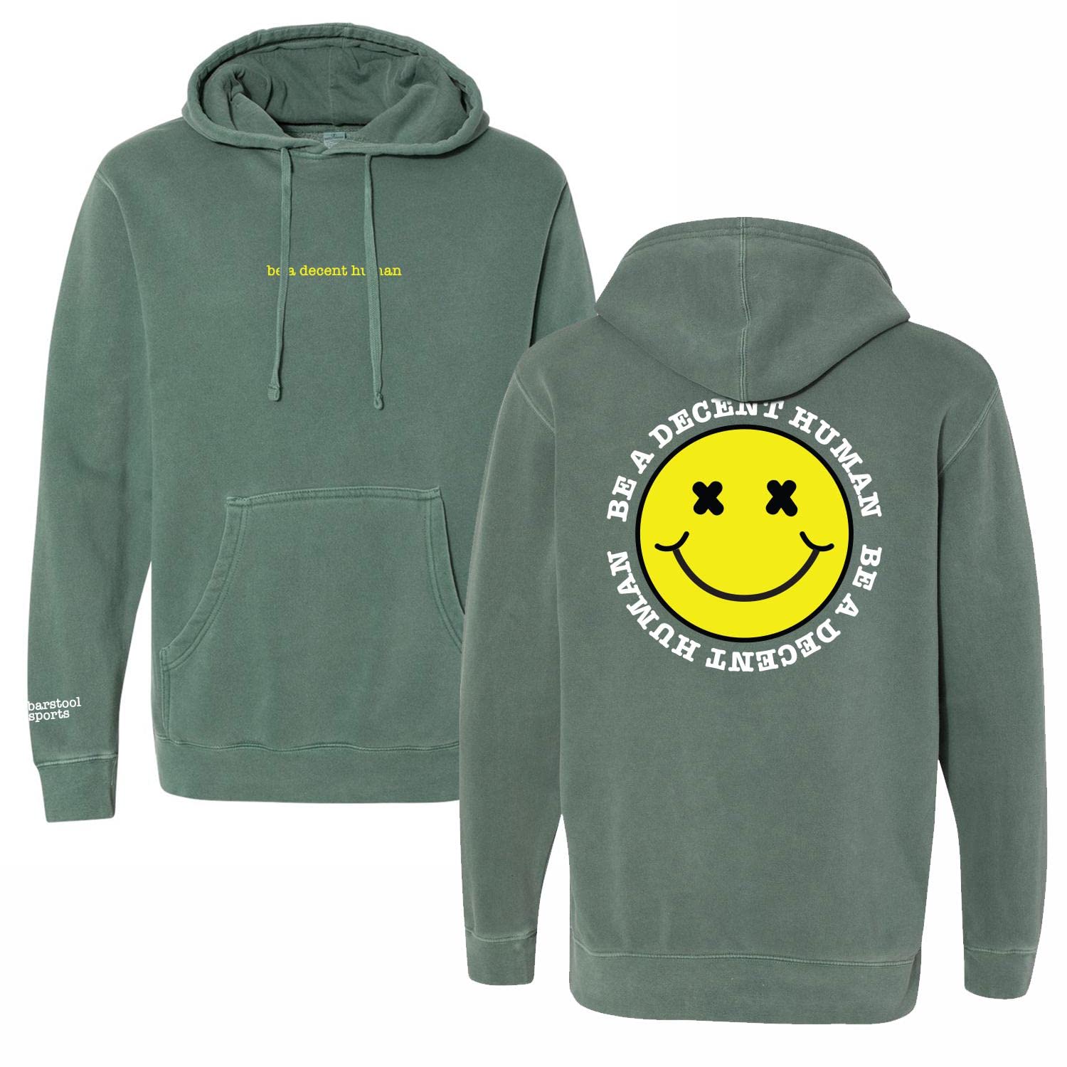 Barstool SportsBe a Decent Human Hoodie