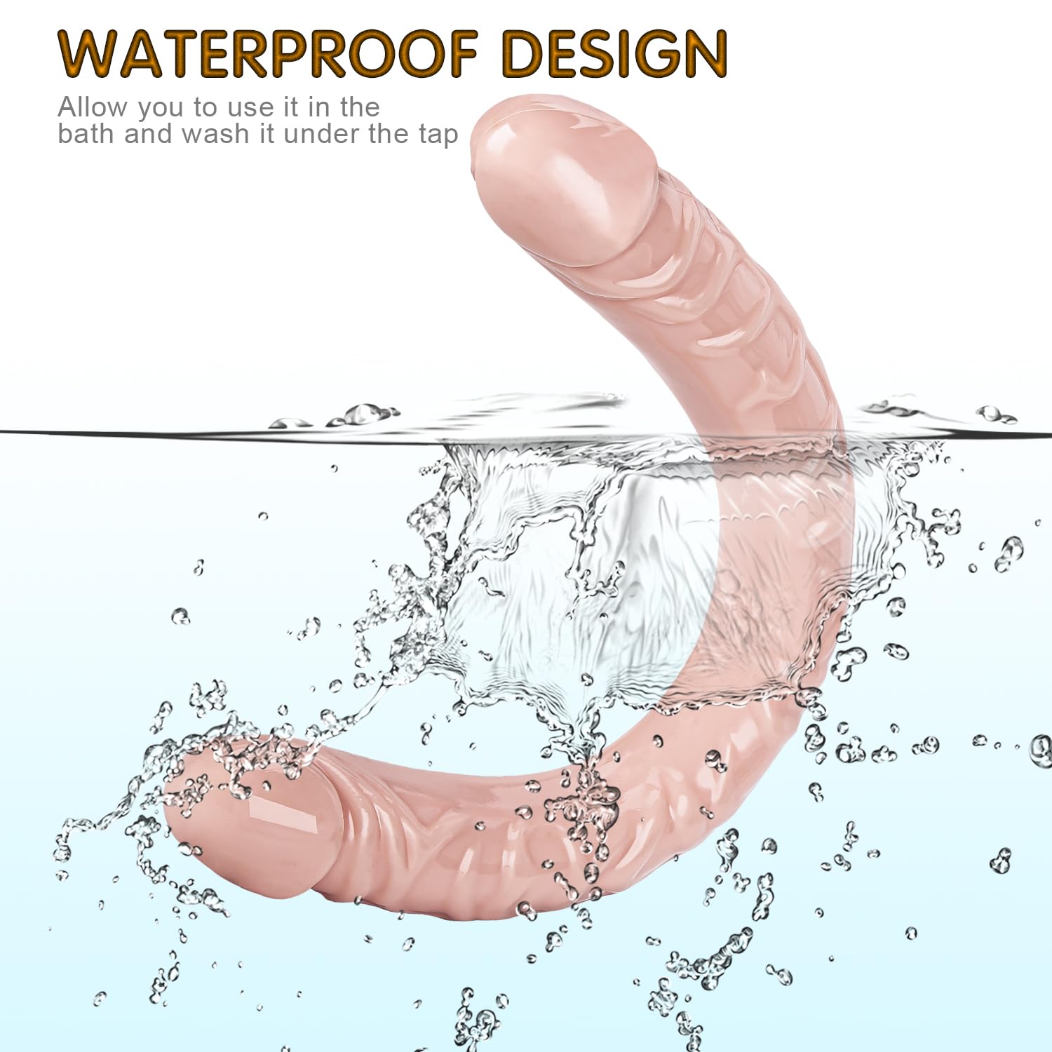 Dildo Nero Realistico Enorme Doppio Per Doppio Lato Lesbico Anale G-Spot Stimolatore Giocattolo Del Sesso Per Le Donne Uomini Coppie Dildo Lunghezza 44 CM Diametro 4 CM
