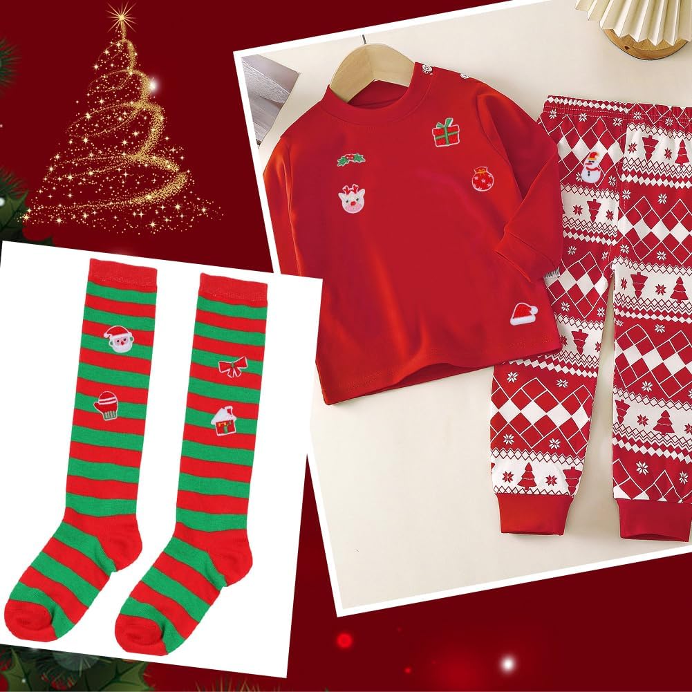 arricraft 45 Pcs Christmas Iron on Patches, Christmas Tree Snowman Candy Gift Box Boot Santa Claus Embroidered Appliques for Clothing DIY Accessories Clothes Decoration Patches image 5