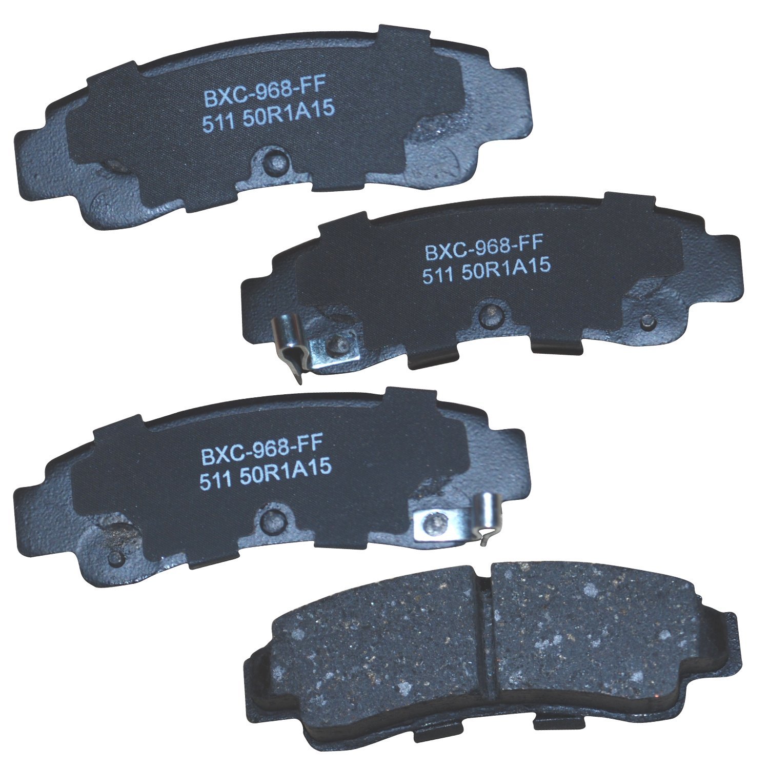 Bendix Premium SBC511 Ceramic Rear Brake Pads for Nissan NX 1993-1991, Sentra 1994-1991, Tsuru 1996-1995