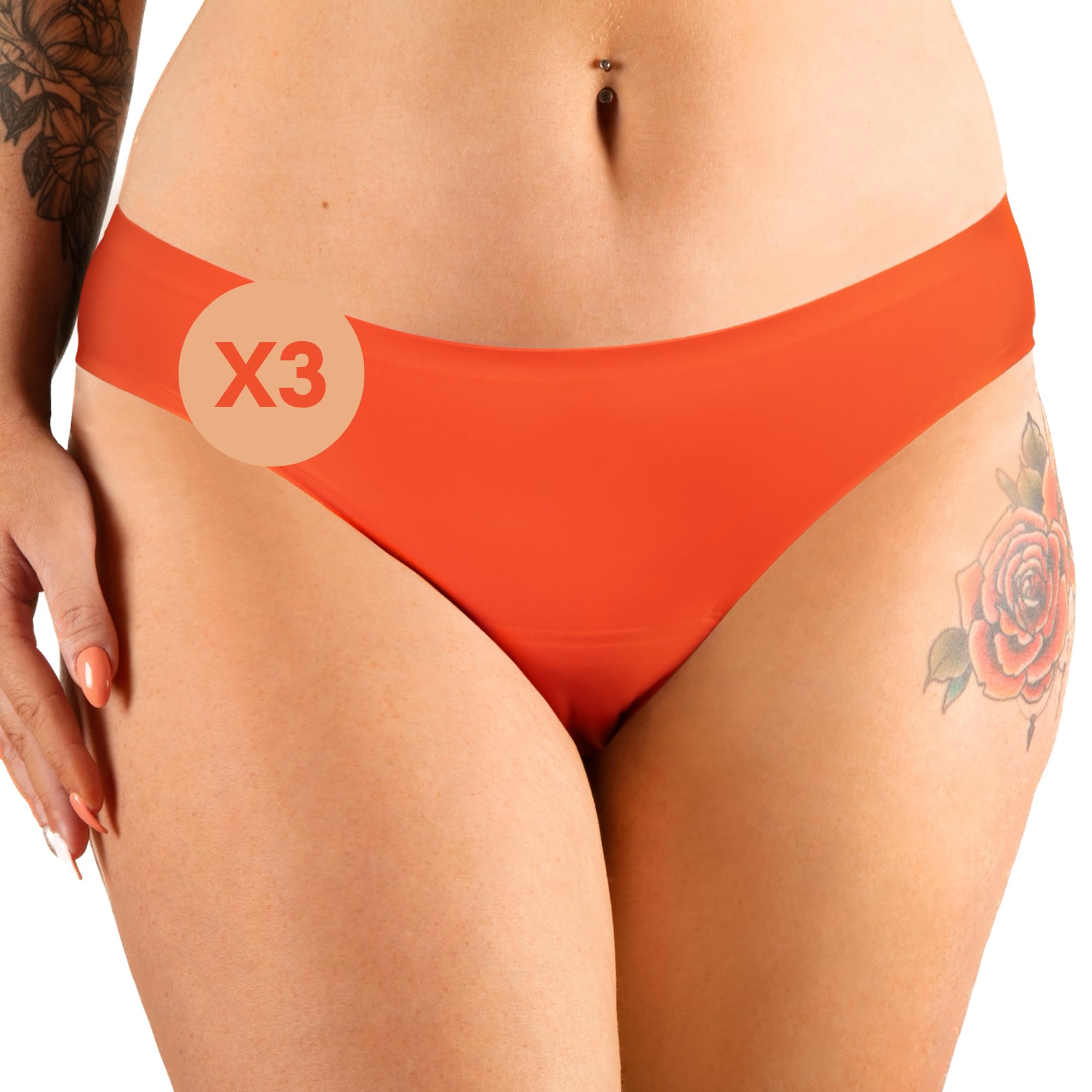Bas de Maillot de Bain Menstruel - Collection Nora sans Couture - Taille XS à 3XL