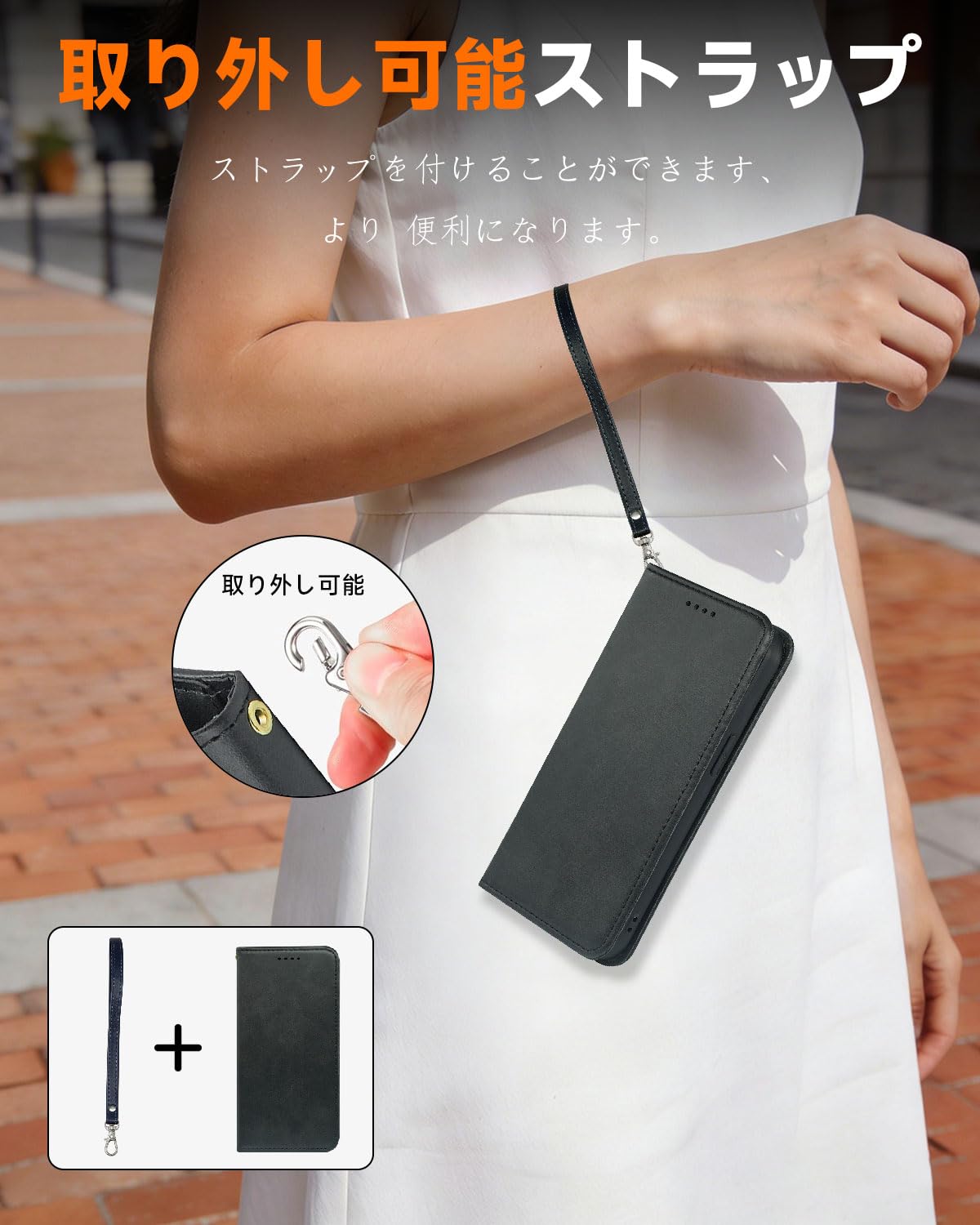 Amazon.co.jp: iCarez Arrows We3 F-52G 用 ケース 手帳型 PUレザー